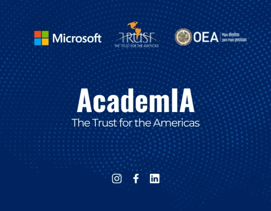 The Trust for the Americas ofrece oportunidades de formación en inteligencia artificial a través de AcademIA Brasil