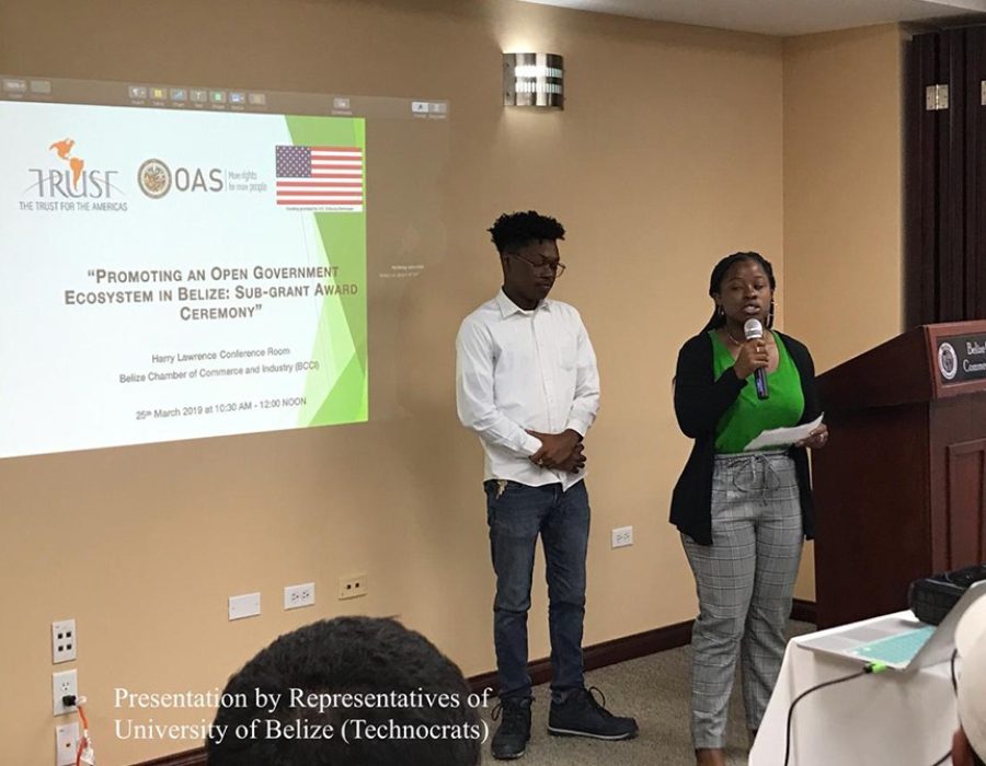 Presentation by Representative of University Belize (Technocrats)