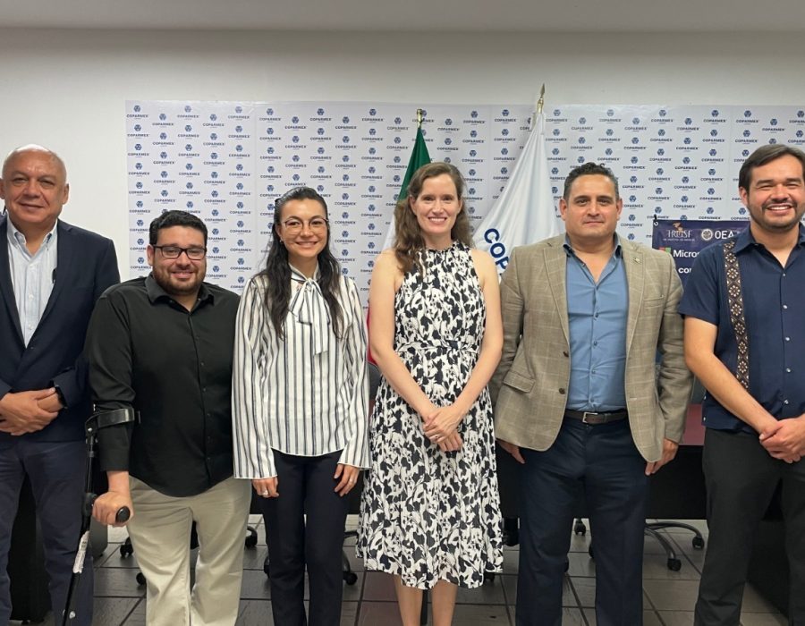 Representantes de The Trust for the Americas y COPARMEX Laguna